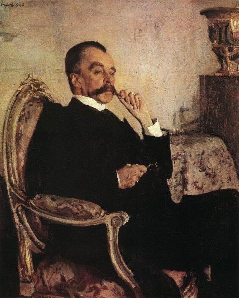 В. А. Серов. Портрет князя В. М. Голицына. 1906 г.